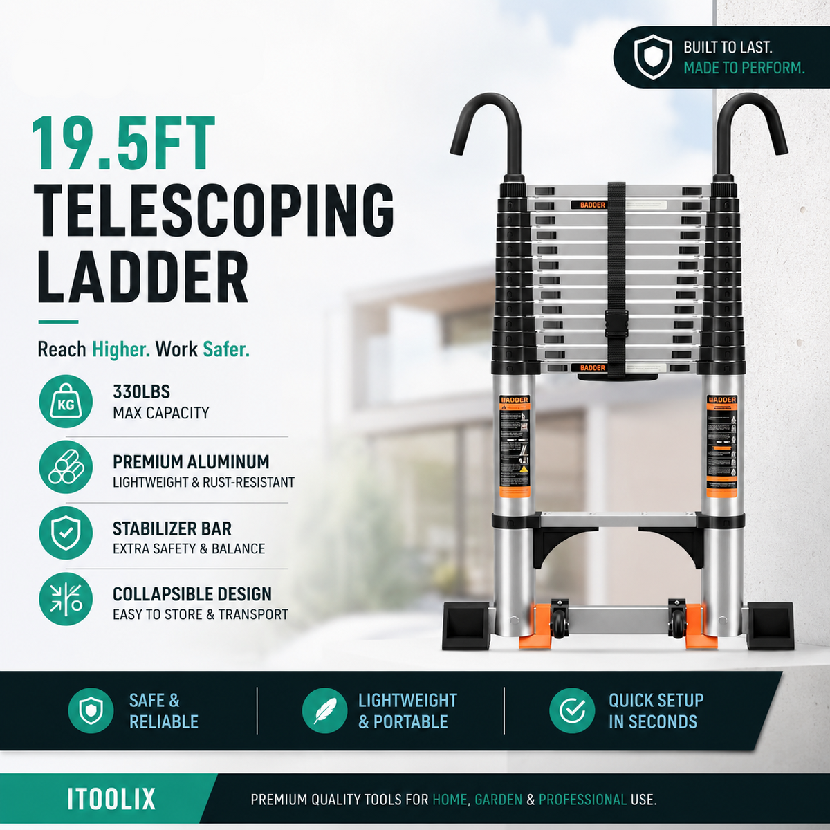 Telescoping Ladder 19.5FT